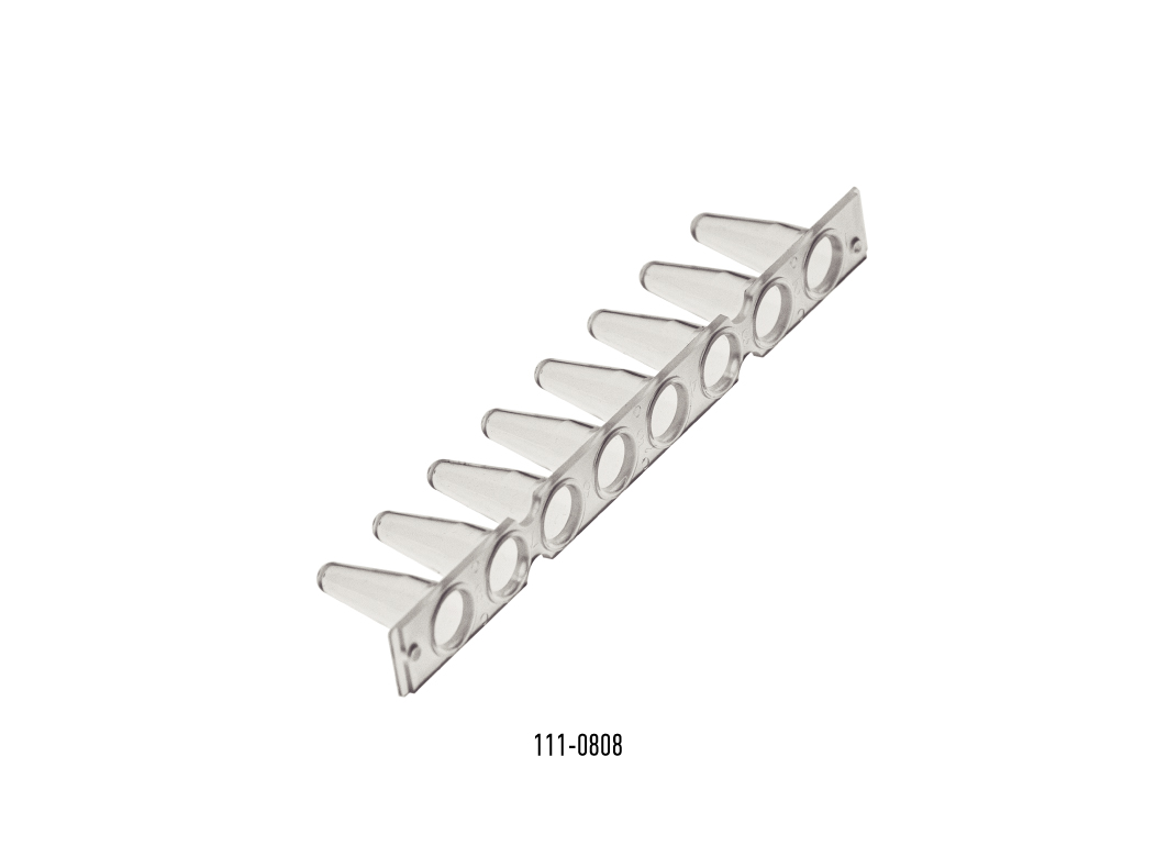 PCR-8聯不可拆反應管 0.1ml透明