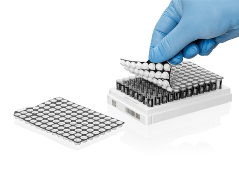 96 格一体式弹性压盖垫